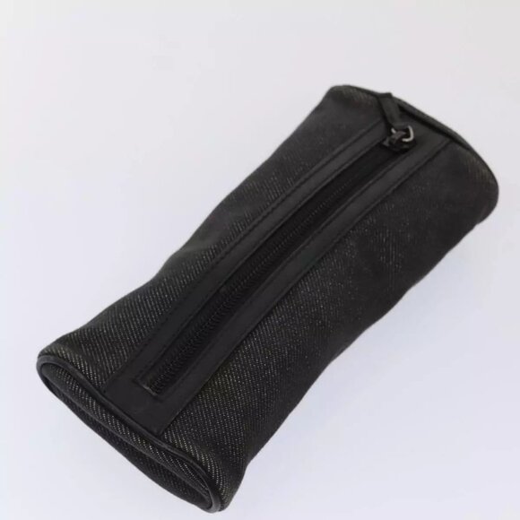 GUCCI Pouch Denim Gray Silver 90627 Auth - Picture 1 of 16
